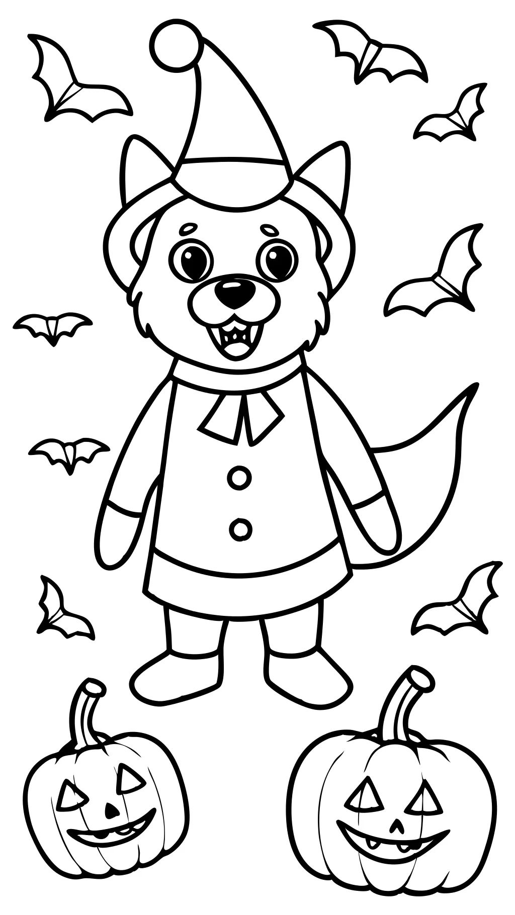 coloriages de chien d’Halloween